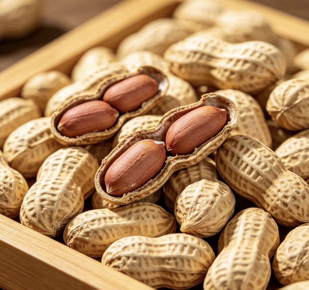 In-shell peanuts and kernels